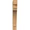 Ekena Millwork Merced Block Rough Sawn Bracket, Western Red Cedar, 6"W x 32"D x 44"H BKT06X32X44MRC05RWR - alternate 3